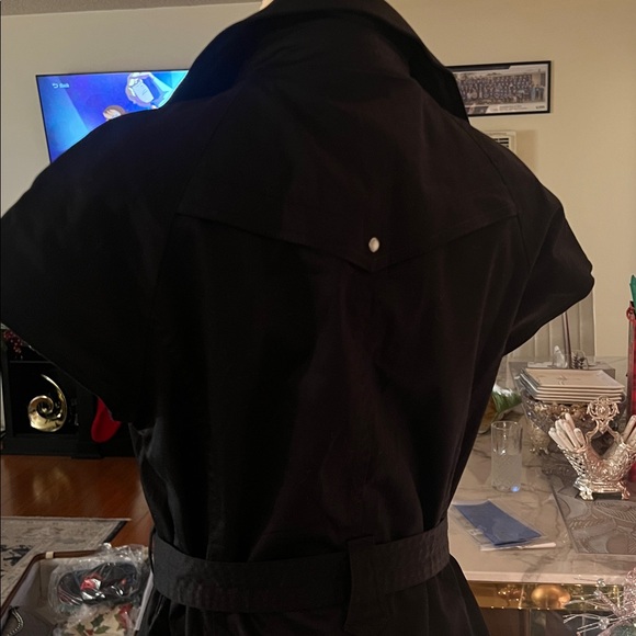 VENUS Black Mini Dress with Belt - Picture 3 of 6